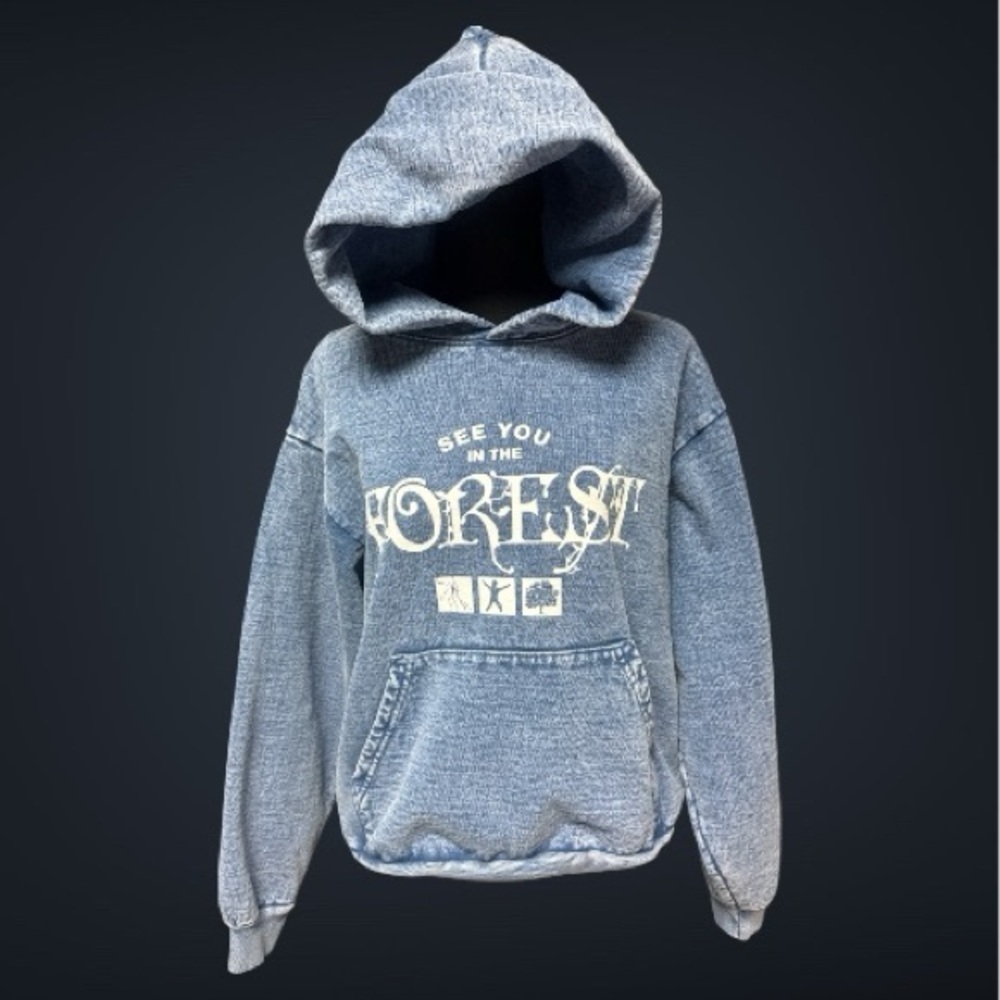 Electric Forest Blue Hoddie Size Small
